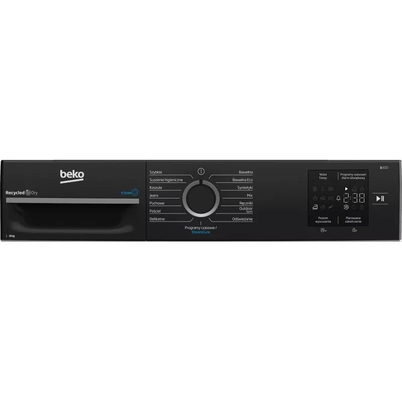 Asciugatrice BEKO BM3T3823WBW modello slim