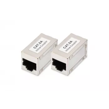 Digitus giunti modulari CAT 6A schermati 2 pezzi RJ-45 contatti dorati