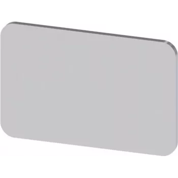 Siemens 3SU1900-0AD81-0AA0 Targhetta identificativa 17,5 x 27 mm, argento, confezione da 10