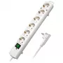 Ciabatta Brennenstuhl Comfort-Line Plus 6 prese con spina piatta bianco 2 m