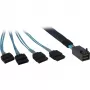 Cavo SFF 8643/4x SATA Inter-Tech 0,5 m