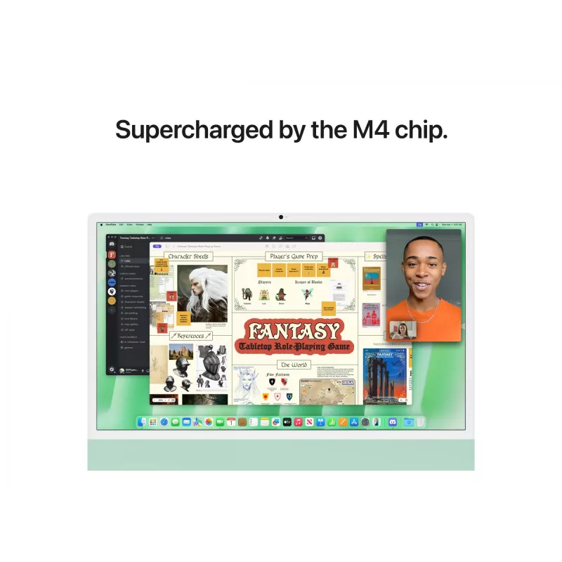 iMac 24 pollici: M4 10/10, 16 GB, 512 GB SSD – verde