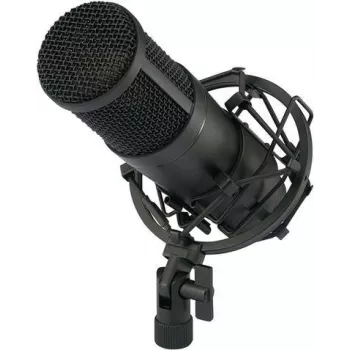 Microfono da studio Renkforce CU-4 USB con cavo e ragno, a condensatore, connessione USB