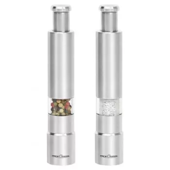 ProfiCook PC-PSM 1160 set macina sale e pepe acciaio inox, trasparente