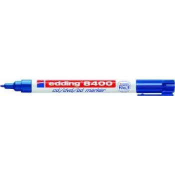 Pennarello permanente punta tonda Edding 8400 blu