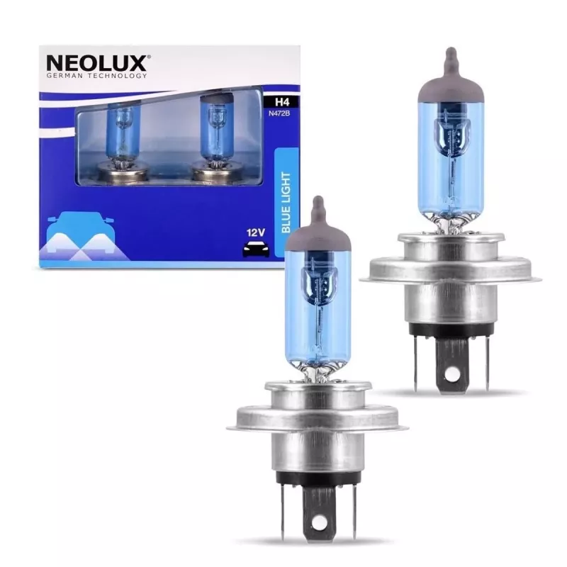 Neolux Blue Light H4 12 V 60/55 W, 2 pz.