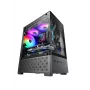 Case per PC mini-tower TACENS Mars Gaming MC-SE2 — Mini-ITX / Micro-ATX, nero, finestra laterale, alimentatore sul fondo, supporta 2x2,5 pollici + 1x3,5 pollici