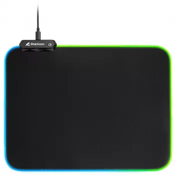 1337 RGB V2 Gaming Mat 360, tappetino mouse gaming nero