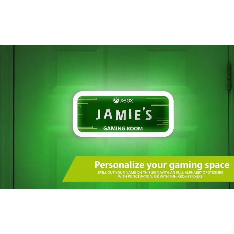 Lampada da tavolo Paladone Light up Room Sign PP11615XBV2 design Xbox