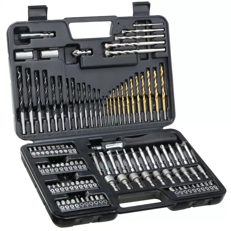 Set di punte DeWALT DT0109-QZ — 109 pz. per muratura, metallo e legno con valigetta