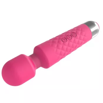 Massaggiatore clitorideo Erolab Wand-M MFN01r rosa — compatto massaggiatore a bacchetta in stile bacchetta magica