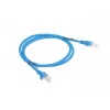 Cavo di rete LANBERG Cat5e U/UTP RJ-45–RJ-45 blu 1 m, conduttore CCA