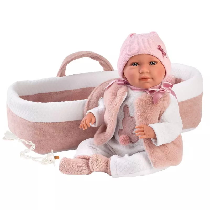 Llorens Mimi Rosa 42 cm — Llorens 74012, vinile e tessuto, arti mobili