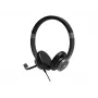 PORT CONNECT | Cuffie stereo USB PRO ON'R 300 | con filo | on-ear | cancellazione del rumore | nero