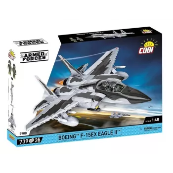 Mattoncini Cobi Boeing F-15EX Eagle II set modello COIB-5900, kit da collezione in scala