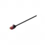 Cavo patch slim CAT 6 Wentronic Goobay, U/UTP, nero, 15 m - materiale in rame (93731)