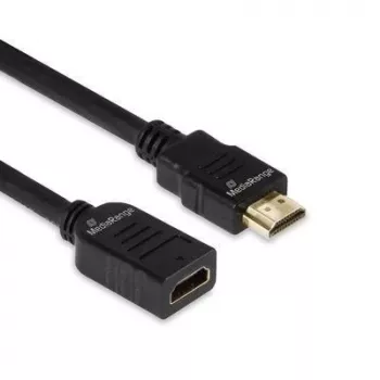 Prolunga HDMI MediaRange MRCS256, HDMI 2.0, 18 Gbit/s, ARC, HDMI Type-A maschio a femmina, 2 m, nero