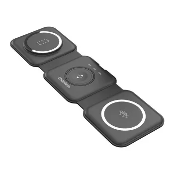 Choetech T588-F caricabatterie wireless magnetico 3in1 15W (nero)