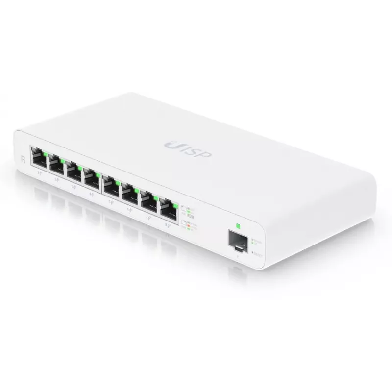 Ubiquiti UISP Router via cavo Gigabit Ethernet bianco