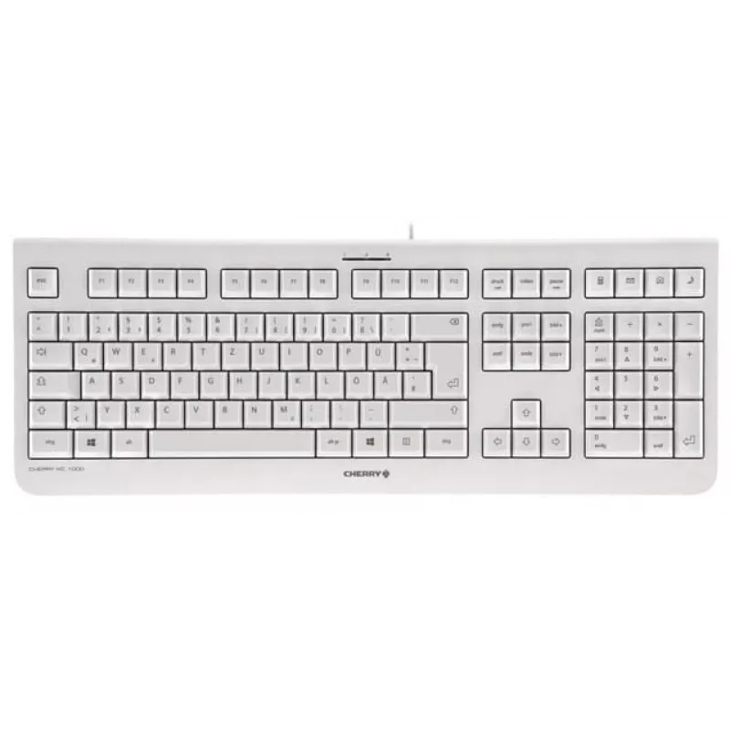 Tastiera CHERRY KC 1000 home USB layout svizzero grigio