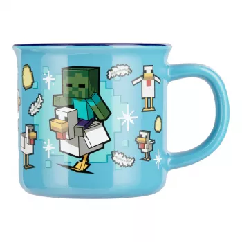 Paladone Minecraft Chicken Jockey Tazza a Cambio di Calore