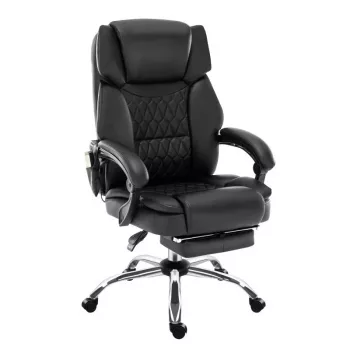 Sedia da ufficio girevole ergonomica mark adler MA-BOSS 6.0, seduta in pelle ecologica, regolabile in altezza 47–55 cm, supporto lombare, meccanismo tilt dual