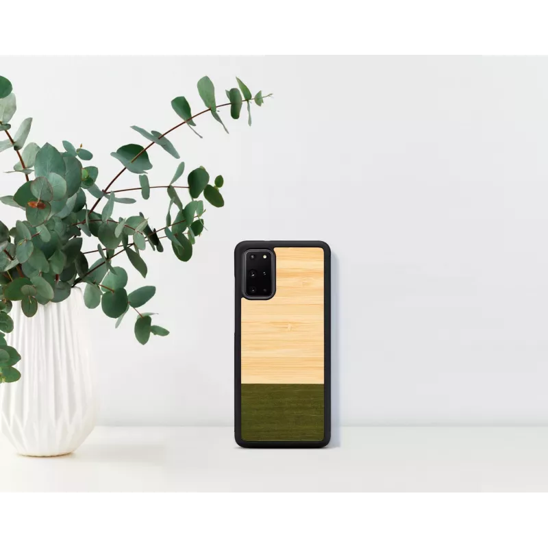 Custodia per cellulare Man and Wood per Samsung Galaxy S20+ – bambù, forest nero