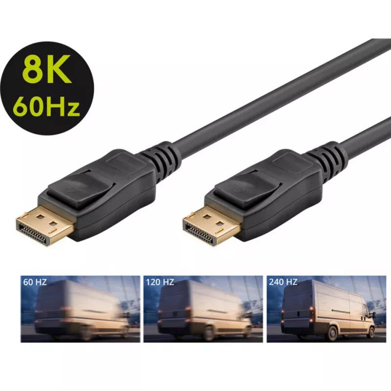 Cavo DisplayPort Goobay 74748 2 m nero