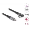 Cavo USB DeLOCK 81131 1 m USB-C nero 40 Gbit/s