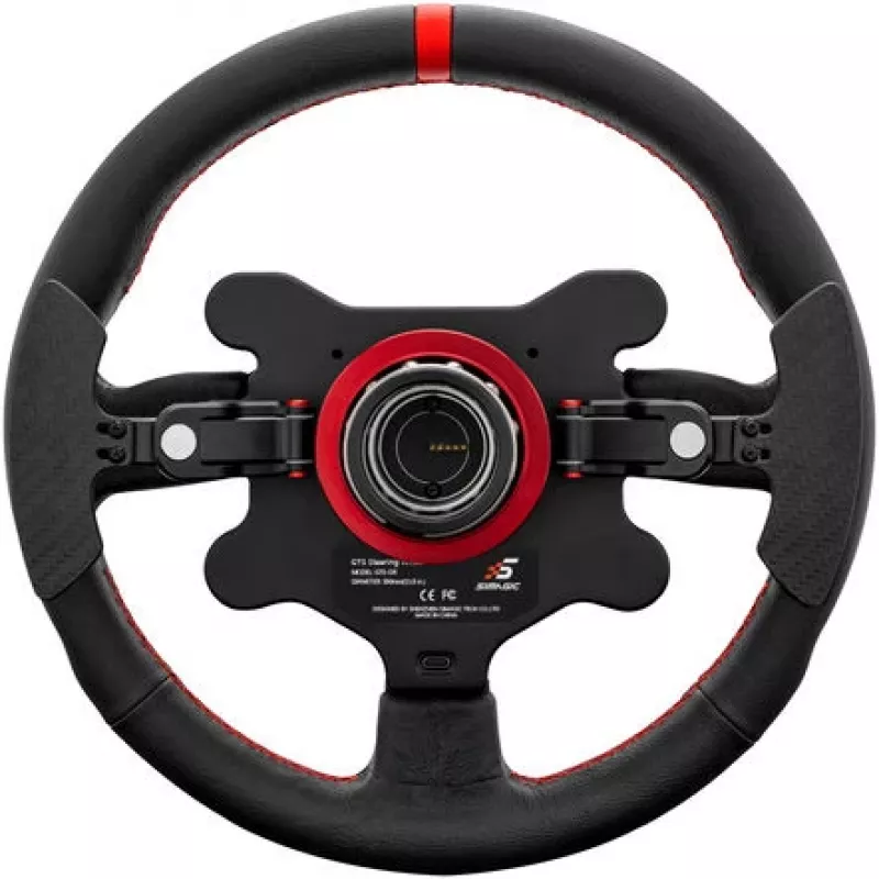 Simagic GTS volante, pelle, 300 mm