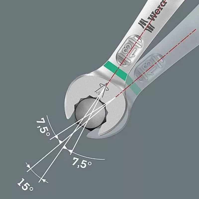 Wera 05020228001 6003 Joker set di chiavi a forchetta, 4 pz.