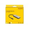 DeLOCK 64261 hub USB 3.2 Gen 1 Type-C 10000 Mbit/s nero grigio