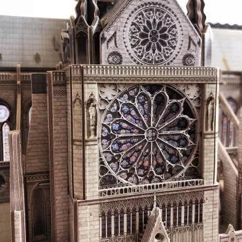 Puzzle 3D CubicFun Notre Dame, 293 pezzi, modello in scala della cattedrale