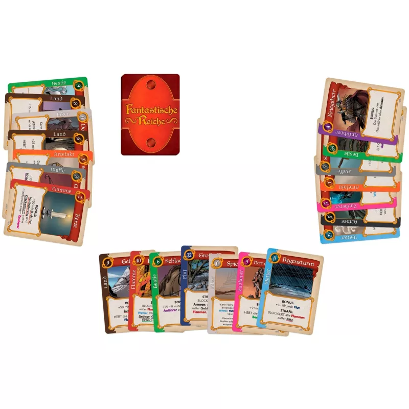 Fantastische Reiche, gioco di carte