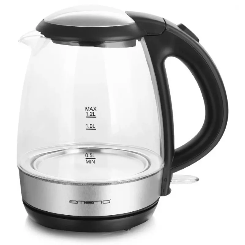 Bollitore Emerio 1,2L 2200W vetro