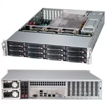 Case per server Supermicro 826BAC4-R920LPB Rack nero