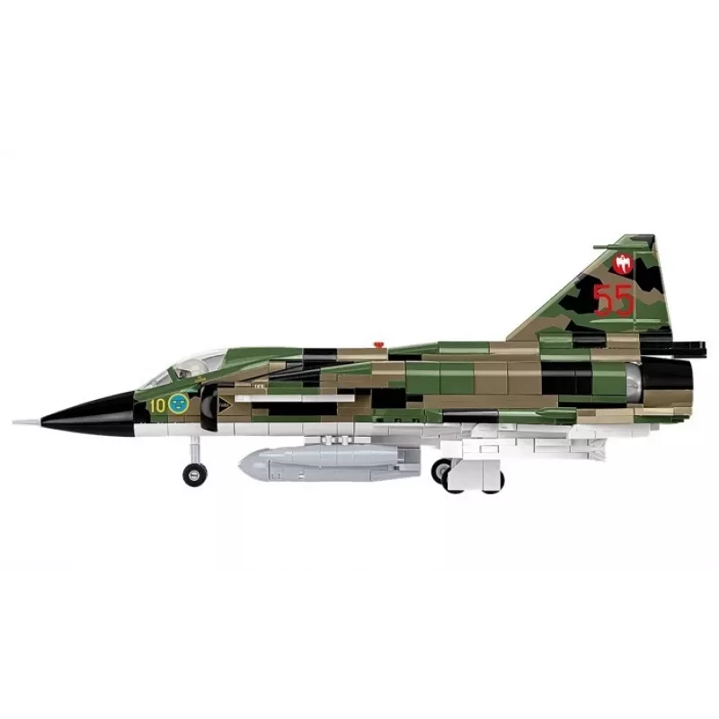 Set da costruzione Cobi Blocks Saab AJS 3 Viggen 911 pz. kit modellismo, 911 pezzi