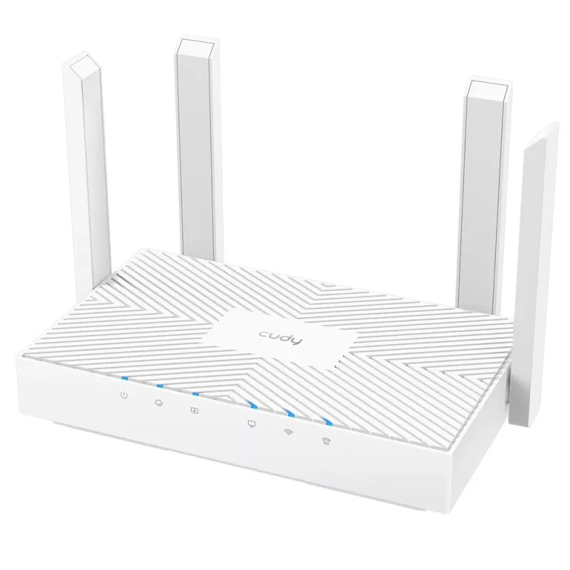 Router Cudy WR1300E dual band Wi‑Fi 5 (802.11ac), 1167 Mbit/s, 4 antenne esterne, Gigabit Ethernet