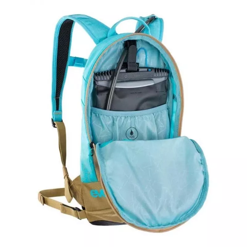 Zaino sportivo EVOC Joyride 4 blu oro 5L 2L sacca idrica