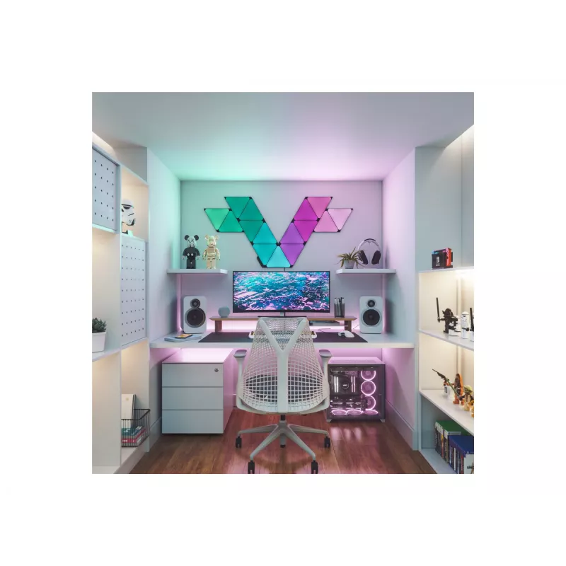 Smart Panel Nanoleaf NL47-0101TW-3PK Wi-Fi nero 3 pezzi