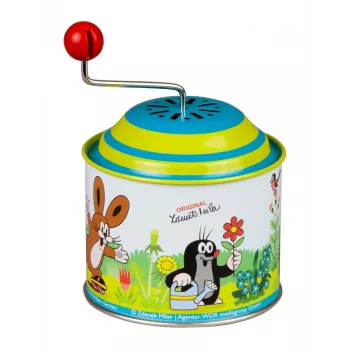 Giocattolo musicale in legno Lena 52768 “Talpa” – giocattolo musicale da spingere per bambini