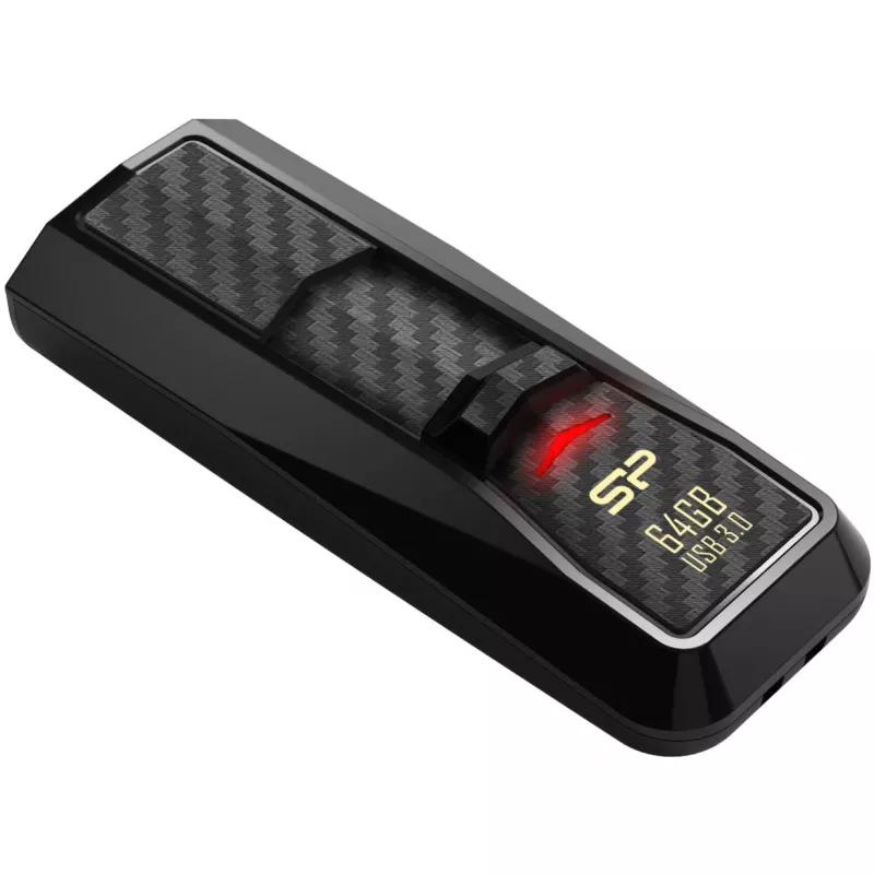 Silicon Power Blaze B50 SP064GBUF3B50V1K chiavetta USB da 64 GB, USB 3.2 Gen 1 (USB 3.0), nera