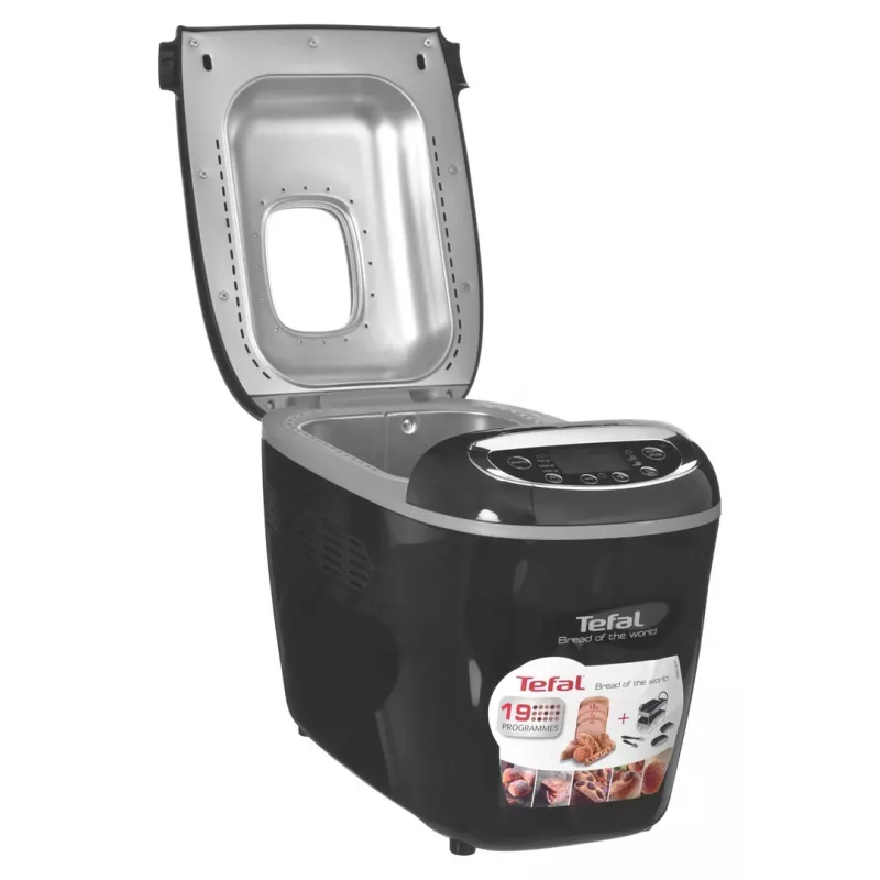 Macchina per il pane Tefal PF611838 — 1600 W, capacità 1,5 kg, 19 programmi, comandi touch, nero