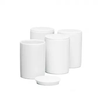 Rommelsbacher JB 4 Bicchieri porzionatori neri per yogurtiera e macchina per formaggio fresco JG 80 (JB4)