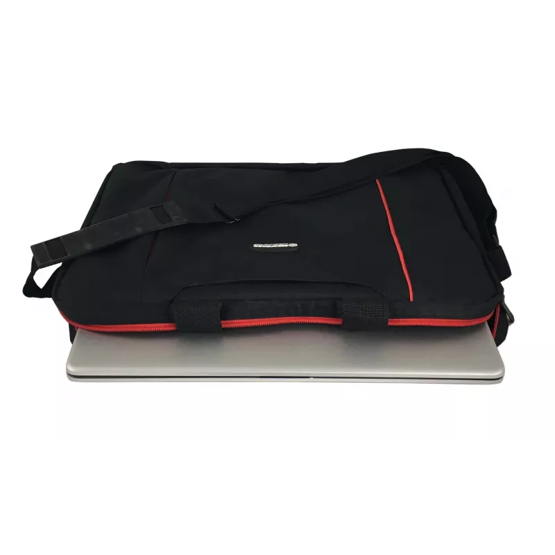 Borsa top loader Esperanza SALERNO 39,6 cm (15,6) nero, rosso