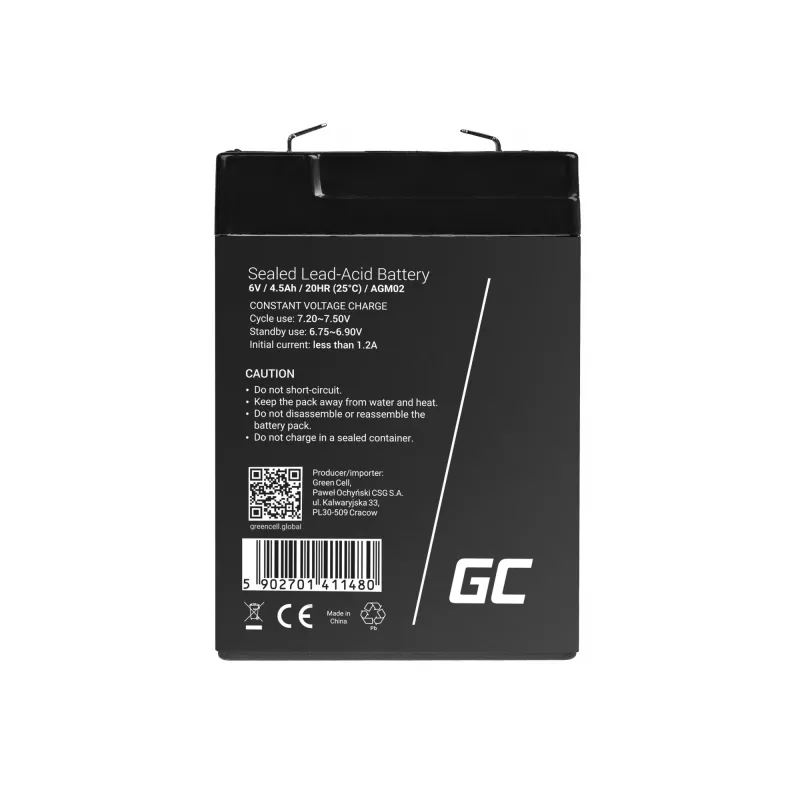 Batteria per UPS Green Cell AGM02 – piombo-acido sigillata (VRLA) di ricambio per sistemi UPS