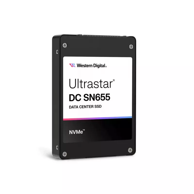 Western Digital Ultrastar DC SN655 WUS5EA1A1ESP7E3 SSD interno 15,36 TB, 2,5 pollici U.3, PCIe 4.0 NVMe, 3D TLC, ISE, 6800/3700 MB/s