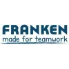 Portaetichette magnetico Franken C124G — 5,0 x 1,5 cm, marrone scuro
