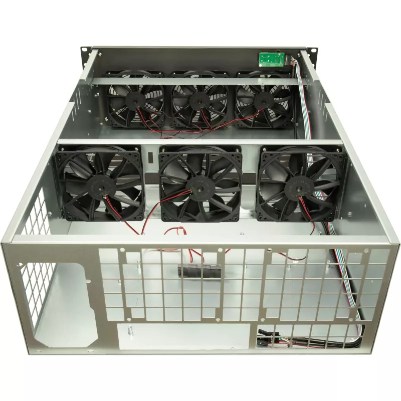 Case per computer Inter-Tech 88887236 rack nero, grigio