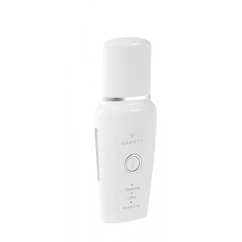 Dispositivo per peeling cutaneo a ultrasuoni Garett Beauty Refresh Scrub, bianco